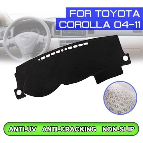 Car Dashboard Mat Anti-dirty Non-slip Dash Cover Mat UV Protection Shade for Toyota Corolla 2004 2005 2006 2007 2008-2011