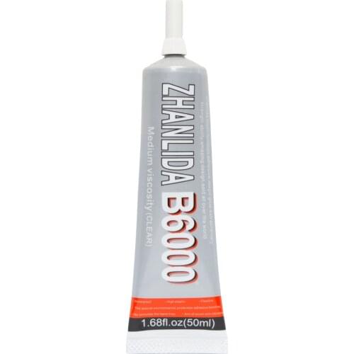 Zhanlida 50ML B6000 Clear Contact Adhesive With Precision Applicator Tip Diamond Jewelry Bonding Painting Specialized Glue