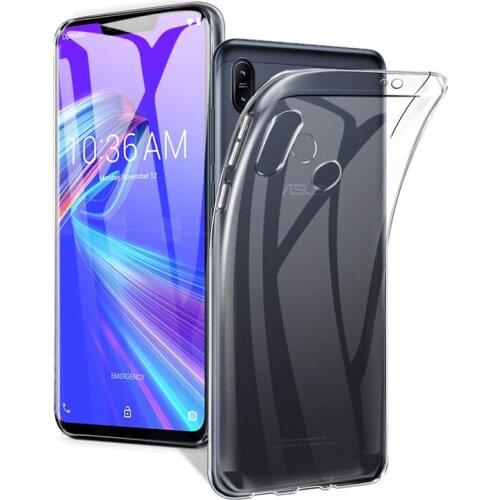Transparent Silicone Phone Case for ASUS ZenFone Max M2 ZB633KL Max Pro M2 ZB631KL Soft Clear Gel TPU Ultrathin Back Cover Funda
