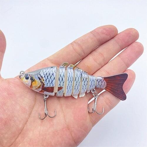 1PCS Fishing Baits Trolling Swim Minnow Wobbler Multi-section Hard Bait100mm15g Artificial Crankbait JerkBait Fishing tackleLure