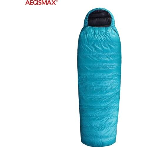 AEGISMAX EPLUS 95% Goose Down FP800 Sleeping Bag Ultralight Portable Envelope Mummy Type Splicing Outdoor 14℉~25℉ Sleeping Bag