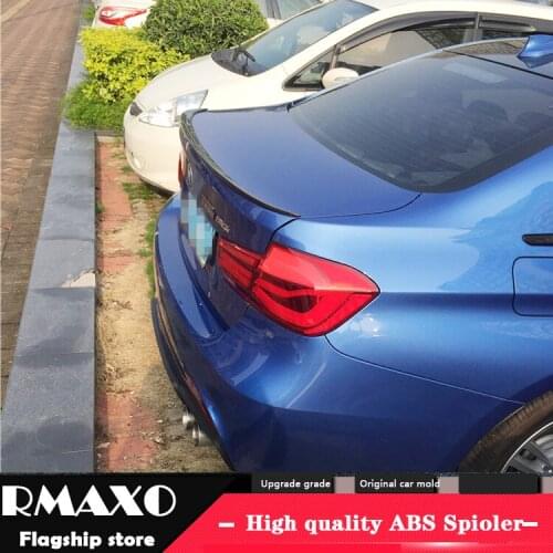 For BMW F30 F35 Spoiler 2015-2018 320li 325li F30 F35 M3 High Quality Carbon Fiber Car Rear Wing Primer Color Rear Spoiler