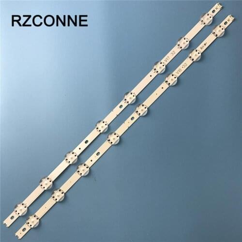 LED Strip 8leds for LG 32" TV 6916L-2855B 32 V17 8LED 2855A Rev0.0 32LJ510U-ZA 32LJ510V HC320DXN-ABSL1-2143 LC320DXE(FK)(A2)