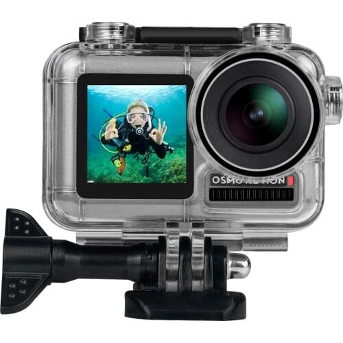 1 Pcs Waterproof Case For Sports Camera Case for DJI Osmo action camera (waterproof, 147.6 feet)