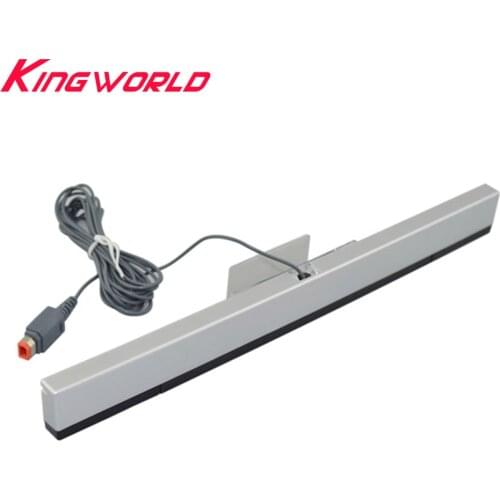 100pcs Hight quality Infrared TV Ray Wired Remote Sensor Bar Reciever Inductor for Wii Console