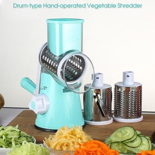 430 Stainless Steel Multifunctional Vegetable Roller Manual Slicers 26*12.7*24cm Potato Carrot Grater Slicer Kitchen Gadgets