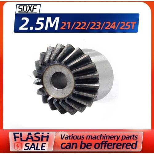A 2.5 module 21/22/23/24/25 tooth process hole inner hole, you need to machine the inner hole gear yourself