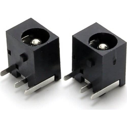 20PCS/LOT DC-044 DC Power Jack Socket dc connector Adapter interface 044 DC044 5.5*2.1mm Supply Jack Socket Panel Mount plug