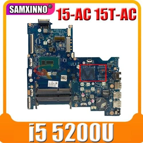 AHL50 / ABL52 LA-C701P for HP 15-AC 15T-AC 250 G4 Laptop motherboard CPU i5 5200U DDR3 100% test work 815244-501