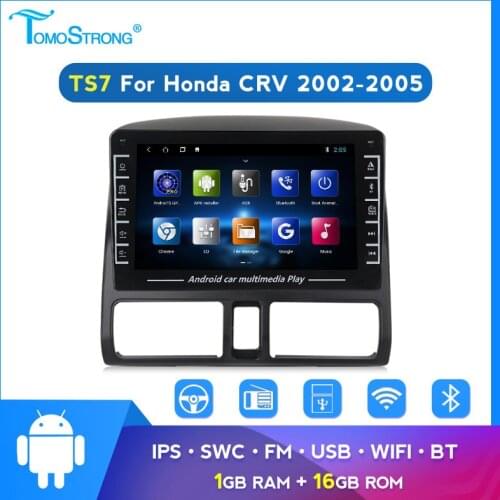 For Honda CRV 2 2001 2002 2003 2004-2006 Android 8 1+16GB Car radio tape recoder with usb wifi 2 din autoradio bluetooth stereo