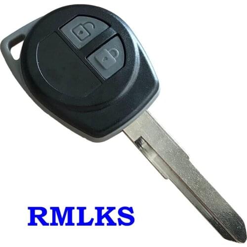 Remote Car Key Case Shell Fob For Suzuki SX4 Splash Jimny Liana Aerio Alto Swift Grand Vitara HU87R Blade+Rubber Button Pad Case