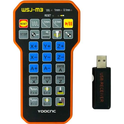 CNC part Mach3 Manual Remote Handwheel Controller for usb cnc milling machine