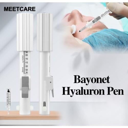 Meetcare Hyaluron Pen for Anti Wrinkle Lip Lifting Hyaluronic Acid Pen Meso Gun Injector Lip Injection with High Pressure
