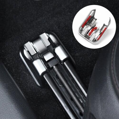 QHCP Car Seat Rail Trim Cover Sliding Track Bonnet Passenger Seat Rail Sliding Track Trim Cover For Toyota Camry 2018
