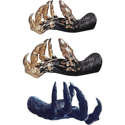 Demon Eye Hand Wall Sculpture Statues Gothic Ghost Houses Door Resin Crafts Living Room Bedroom Hanger Bar Pub Outdoor Decor