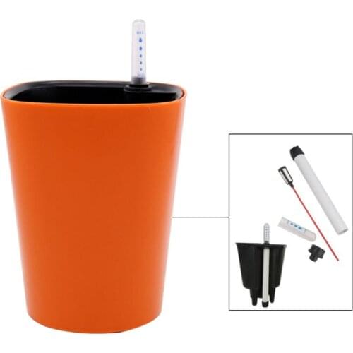 PP Self Watering Planters Flower Pots Indoor with Water Level Indicators G32A