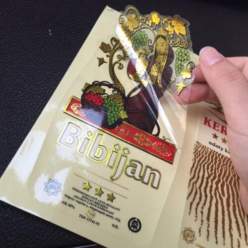 Custom Printing Logo Label Stickers PVC Vinyl Paper PET PP Kraft Paper Seal Adhesive Sticker Labels