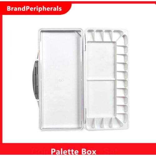 Portable Paint Palette Box Folding Paint Tray for Student Beginner Artist Acrylic Oil Art Painting
