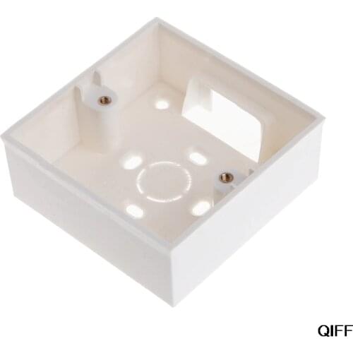 Drop Ship&Wholesale 86X86 PVC Junction Box Wall Mount Cassette For Switch Socket Base Aug. 12