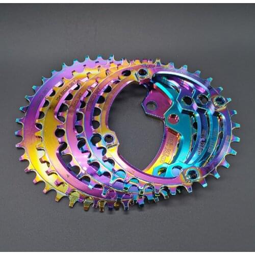 MTB Chain Wheel Crankset Bike Chainwheel Round Chainring 104BCD 30/32/34/36/38T