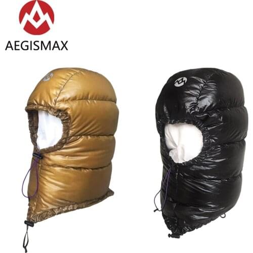 AEGISMAX goose down outdoor camping hiking hat high quality down hat