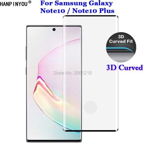 For Samsung Galaxy Note 10 / Note10 Plus 5G 3D Full Coverage Curved Tempered Glass 9H Premium Screen Protector Film