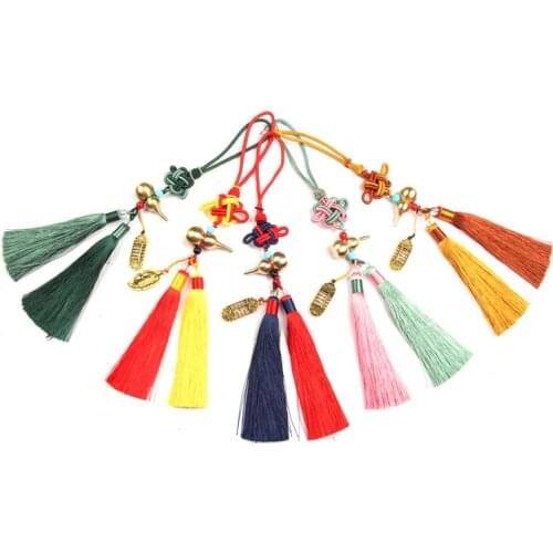 1Pc Tassels Fringe Chinese Style Mixed Colors Craft Tassels Pendant DIY Key Tassel Trim Curtain Sewing Accessories