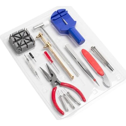 16pcs Watch Repair Tool Kit Band Strap Remover Back Opener Screwdriver Watch remover