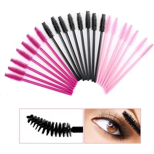 200Pcs Nylon Material Lashes Eyebrow Brush Eye Lashes Extension Tool Mascara Wands Applicator Makeup Tool Wholesale