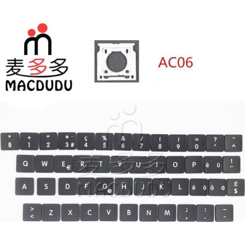 48pcs/set Keyboard Replacement Keys For 13" Macbook Air A1369 A1466 2011-2015 Switerland Layout AC06 Type *Verified Supplier