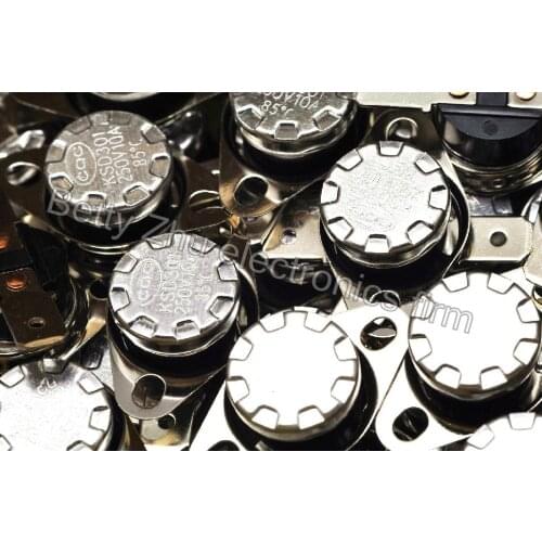 50PCS/LOT KSD302 thermostat / thermal protector / thermostat normally closed switch 85 degrees 250V/10A