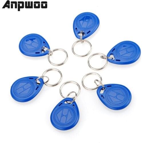 ANPWOO 1pcs 125kHz RFID Proximity ID Token Tag Key Keyfobs Keychain Chain Plastic For Access System