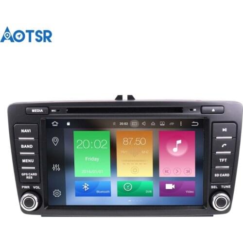 Android 7.1 Audio SatNav Car DVD player GPS Navigation Headunit For Skoda Octavia 2008-2015 Auto Radio multimedia Quad Core