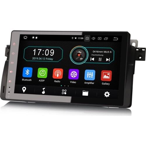 9" Android 10.0 OS Car Multimedia GPS Radio System Player for BMW 3 Series E46 (318/320/325) 1998-2006 & BMW M3 1998-2006