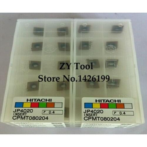 Free shopping! HITACHI 10PCS CPMT080204 JP4020 lathe cutting tools CNC blade alloy carbide cutting tool carbide inserts