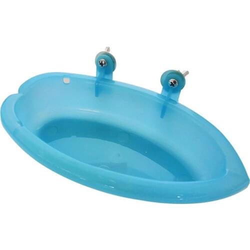 Dorakitten 1pc Bird Parrot Feeding Cup Parrot Bath Bowl Bird Bathing Tub Pet Feeding Supplies Bird Feeder