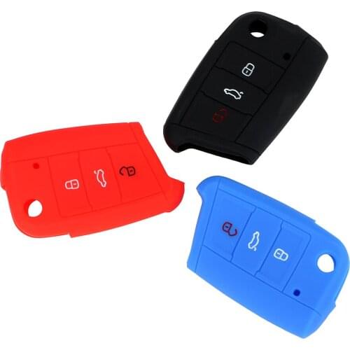 Car Remote Flip Key Shell For VW Jetta Golf Passat Beetle Polo Bora Car-styling 3 Buttons Folding Key Case Fob