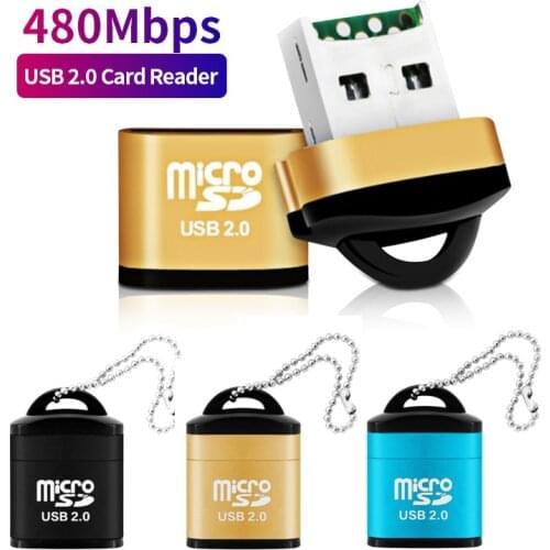 ANMONE Mini USB Micro SD TF Card Reader USB 2.0 Mobile Phone Memory Card Reader High Speed USB OTG Adapter For Laptop Smartphone