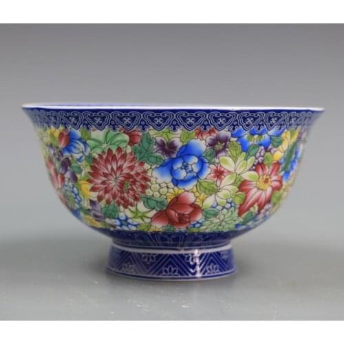 Collection Porcelain Bowl Chinese Porcelain Bowl Plum Blossom Flower Picture Home Decoration High Grade Porcelain Gift