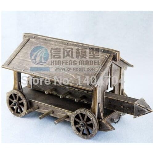 NIDALE Model classic wooden model kit ancient empire Battering Ram model assembly wood toys gift