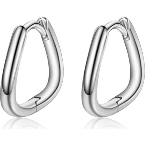 New 925 Sterling Silver Earrings Simple Design Creative Jewelry For Women Beautiful Jewelry Gift
