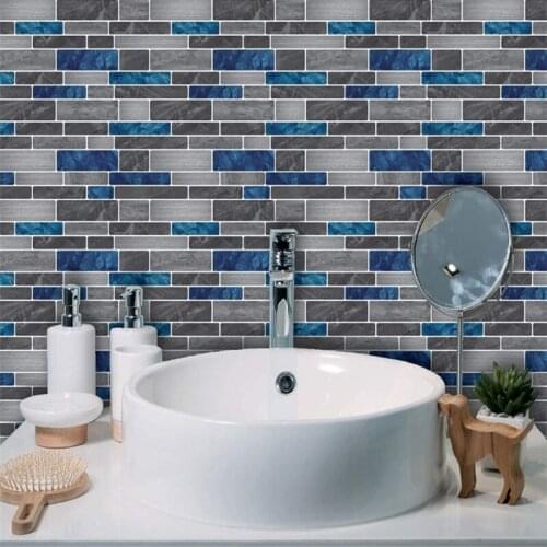 Modern 3D Wallpaper Small Black Brick Self-adhesive Three-dimensional Wall Stickers High-quality Wallpaper For Home Decor