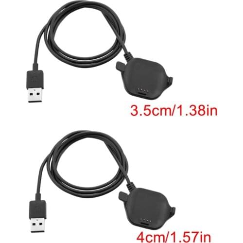 USB Data and Charging Cable Cradle Dock Charger for Garmin Forerunner 25 GPS Running and Jogging Clock Small / Large for Women
