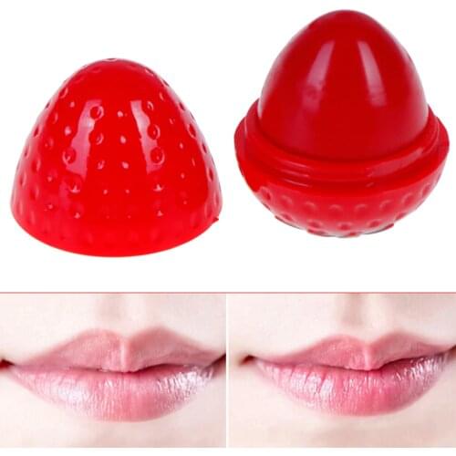 1PC Strawberry Lip Balm Makeup Lipbalm Moisturizer Sweet Tast Lip balm Cosmetics Lip Color Lipstick Lipgloss Lip Stain Lips