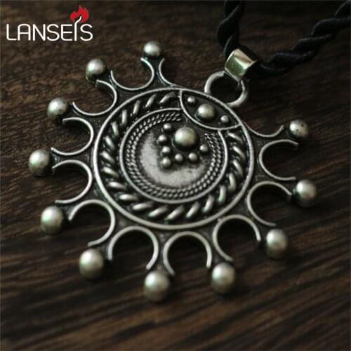 1pcs norse PAGAN SLAVIC IDOL, pendant DEVANA, Slavic solar pendant, necklace