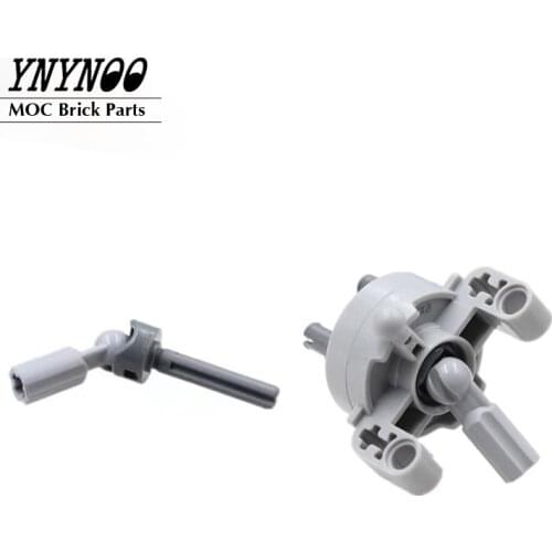 4Pcs Technology Building Block MOC Automobile Parts suspension Drive Axle New Universal Joint Connector 52730 + 52731 + 46490