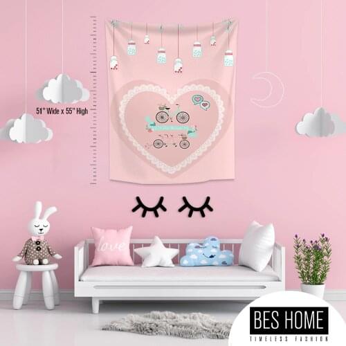 Kids room Decor, Nursery, Fabric Wall Hanging,Tapestry, Textile Wall Hang, Wall Decoration, nursery Tapestry,Wall Art