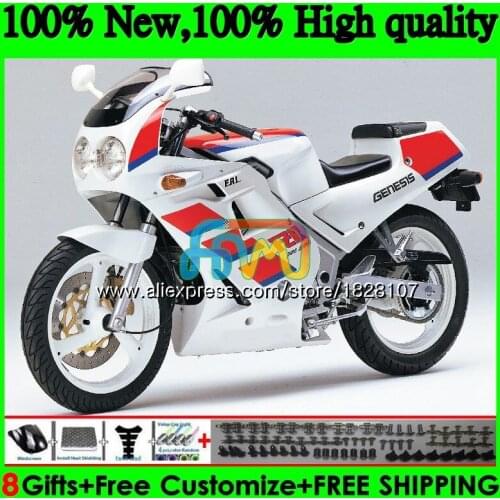 FZR250RR For YAMAHA FZR250R FZRR FZR 250R FZR250 86 87 88 89 127BS.36 FZR 250 FZR-250 Red white hot 1986 1987 1988 1989 Fairings