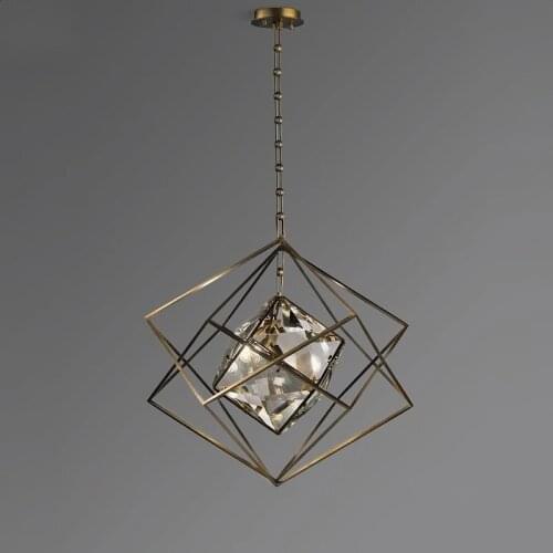 Crystal Luxury LED Pendant Light For Bedroom Bedside E27 Hanging Lamp Postmodern Restaurant Bar Study Designer Creative Fixtures