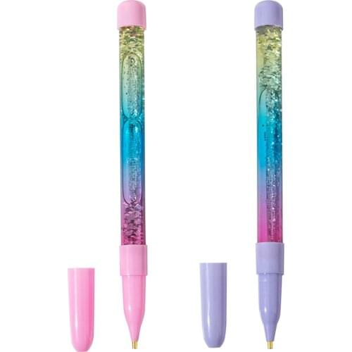 Colorful Point Drill Pen Diamond Painting Nail Art Tool Dotting Drill Pen DIY Mosaic Rhinestone Embroidery Crafts